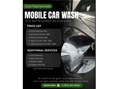 Gio’s Total Services- Mobile Car Wash Services 