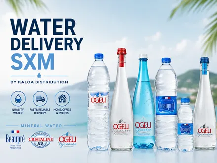 Livraison d’eau SXM