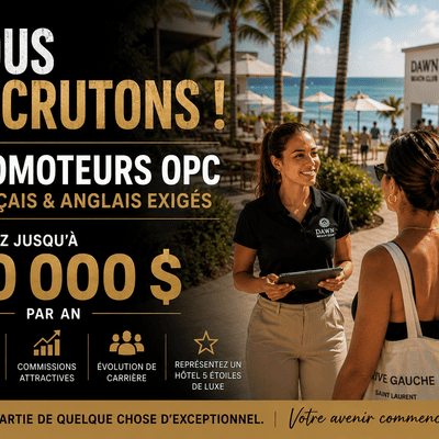 Promoteurs parlant Français & Anglais